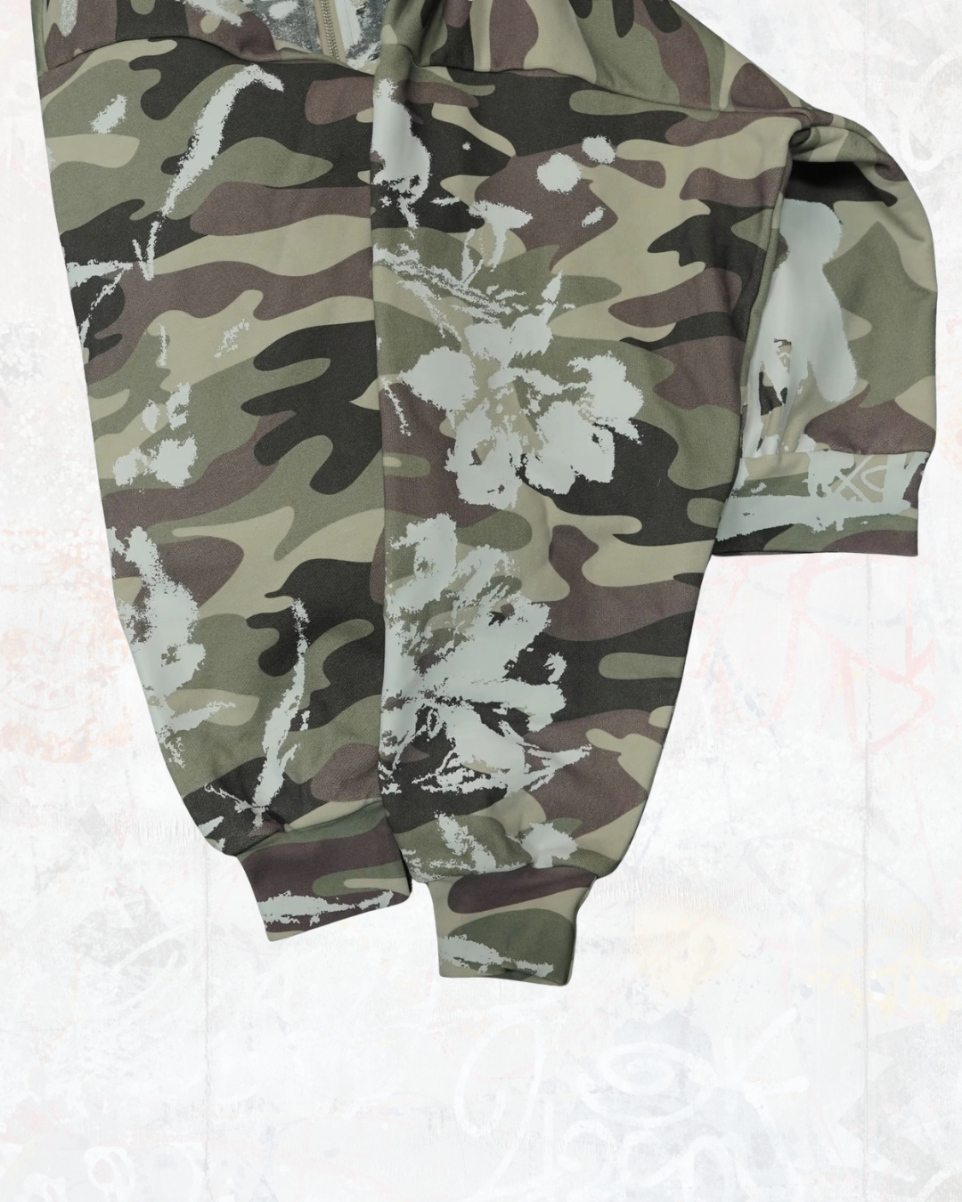"STOP" Camo Zip-Up