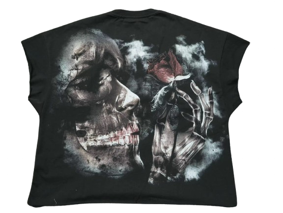 She Loves Rose Cut-Off Tee